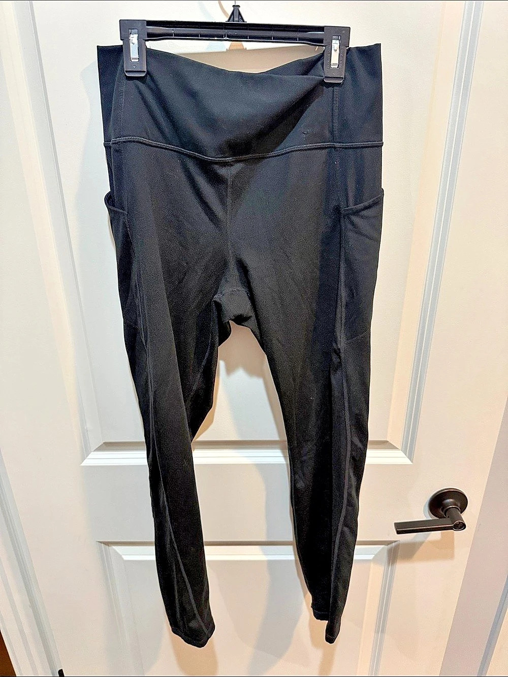 Fabletics Oasis PureLuxe High-Waisted Pocket Legging Black XL